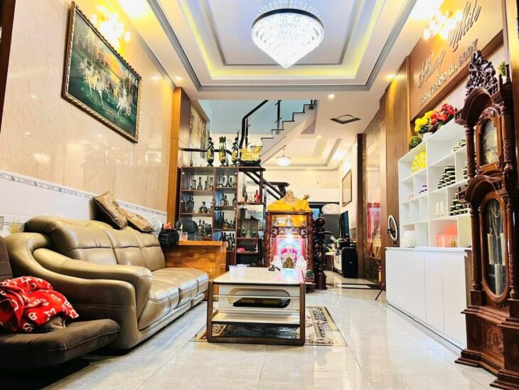 Mặt tiền hẻm 219 Tạ Quang Bửu 4×22 Nở hậu chỉ 12 tỷ 7