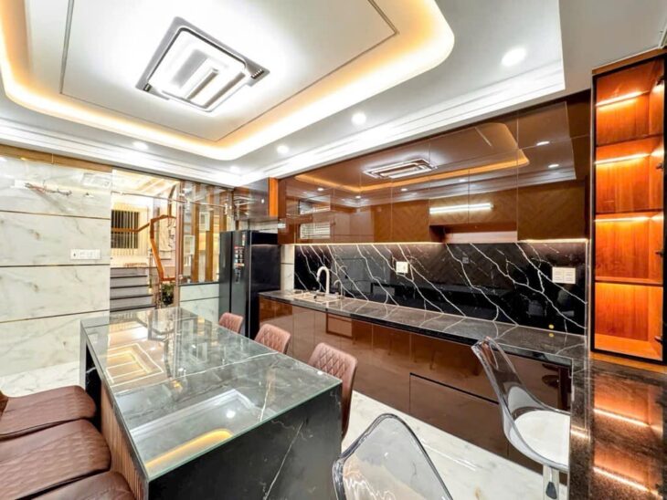 SIÊU PHẨM 5 TẦNG LUNG LINH HẺM XE TẢI GÒ XOÀI – NỘI THẤT CAO CẤP CỰC ĐẸP – 4x16M GIÁ CHỈ 7.7 Tỷ