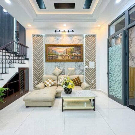 Mặt tiền hẻm kinh doanh, Nhà 4 Tầng, Tặng nội thất, 5×12, Sân Thượng, 165 Nguyễn Thị Thập, Tân Phú