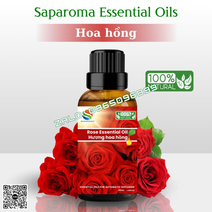 LỌ 50ML TINH DẦU THIÊN NHIÊN CAO CẤP SAPAROMA, THƠM PHÒNG, HỖ TRỢ KHỬ MÙI, THƯ GIÃN, GIẢM STRESS