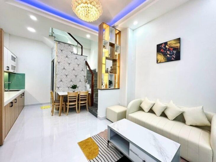 NHÀ ĐẸP PHAN ĐÌNH PHÙNG, P1 PHÚ NHUẬN – 4 TẦNG BTCT MỚI ĐẸP FULL NỘI THẤT – 3 MẶT THOÁNG – DÒNG