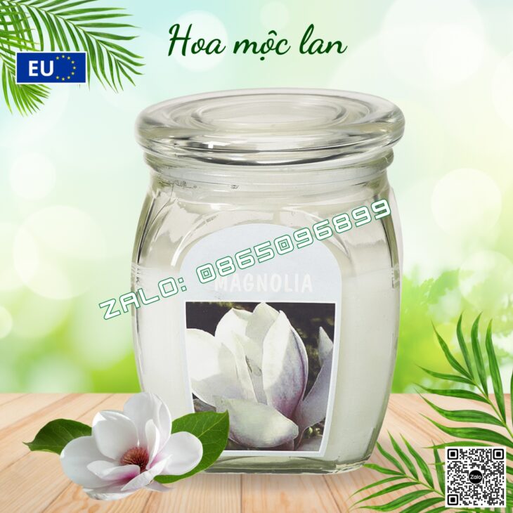 Hũ nến thơm thiên nhiên nhập khẩu Châu Âu, thơm phòng, thư giãn, hỗ trợ khử mùi, hàng chính hãng