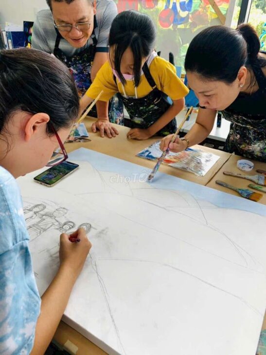 Quận 7, Sang nhượng thương hiệu Trung tâm dạy vẽ cho người lớn và trẻ em tại Quận 7, Liên hệ: Linh