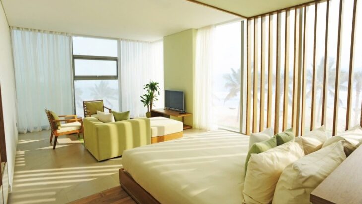 Căn hộ Duplex 2 tầng -Fusion Suites Đà Nẵng beach-View trực diện biển Mỹ Khê.-Giá chỉ 7,7 tỷ