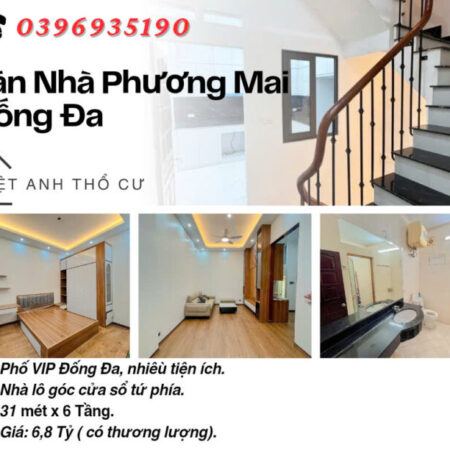Bán nhà Phố Phương Mai_Vị Trí Trung Tâm_Lô Góc Thoáng Sáng_31mx6T_Giá: 6.8 Tỷ_Lh: 0396935190. Bán nhà Phố Phương Mai_Vị Trí Trung Tâm_Lô Góc Thoáng Sáng_31mx6T_Giá: 6.8 Tỷ_Lh: 0396935190.