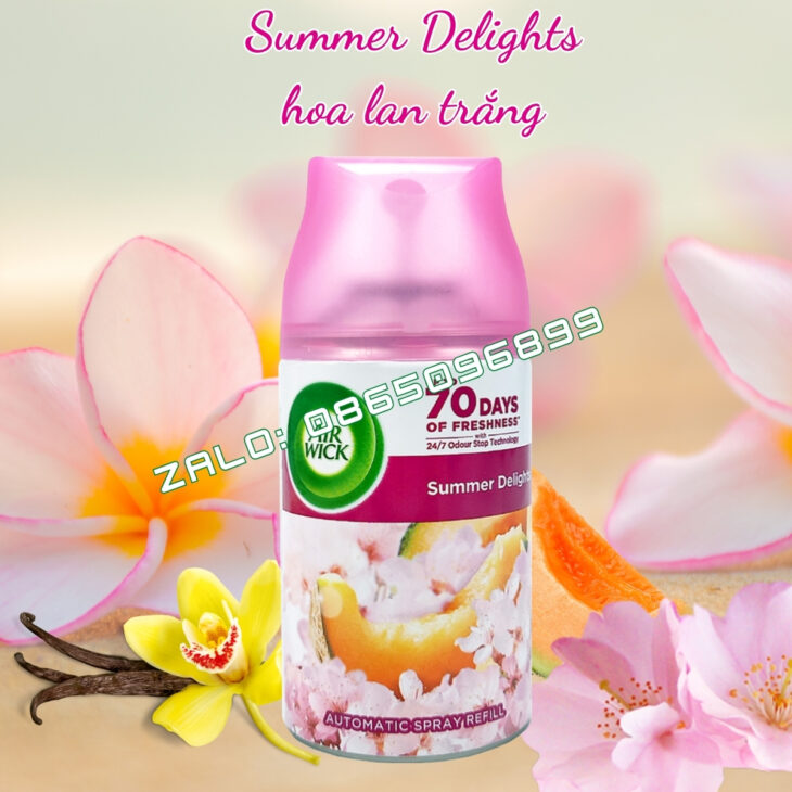 BÌNH XỊT TINH DẦU TỰ ĐỘNG AIR WICK 250ML, TINH DẦU NHẬP KHẨU CAO CẤP, THƠM PHÒNG, THƯ GIÃN