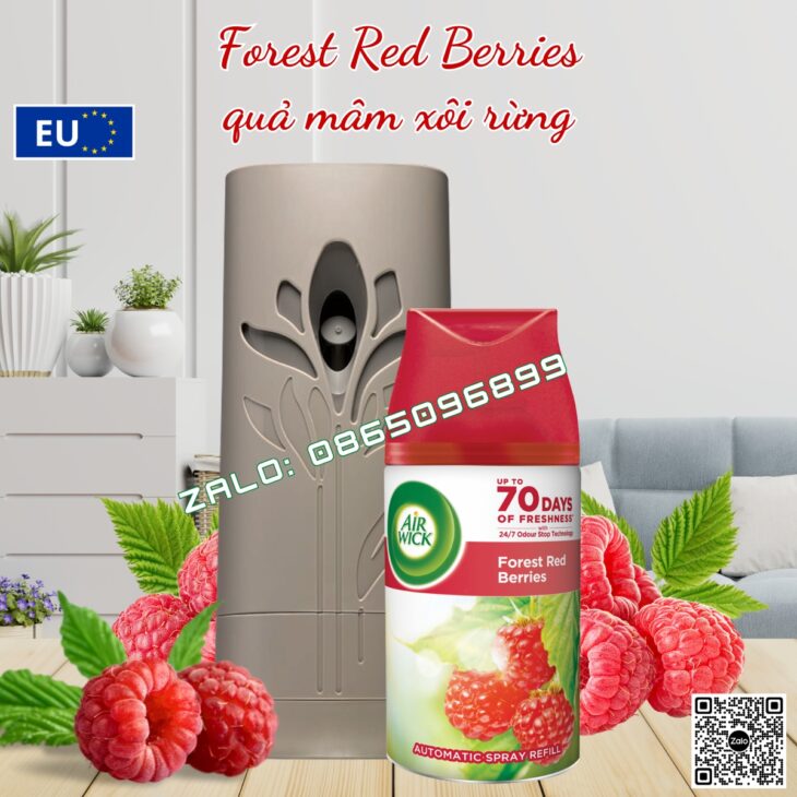 BỘ TINH DẦU XỊT TỰ ĐỘNG AIR WICK 250ML NHẬP KHẨU CHÂU ÂU, THƠM PHÒNG, HỖ TRỢ KHỬ MÙI, THƯ GIÃN