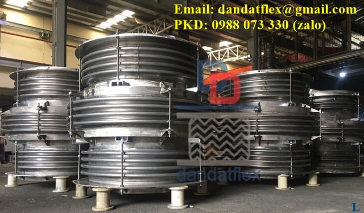 Khớp nối giãn nở dạng vỏ áo, Khớp giãn nở inox, Ống bù trừ giãn nở, Mối nối mềm inox, Khớp nối chống