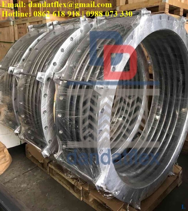 Khớp nối giãn nở dạng vỏ áo, Khớp giãn nở inox, Ống bù trừ giãn nở, Mối nối mềm inox, Khớp nối chống