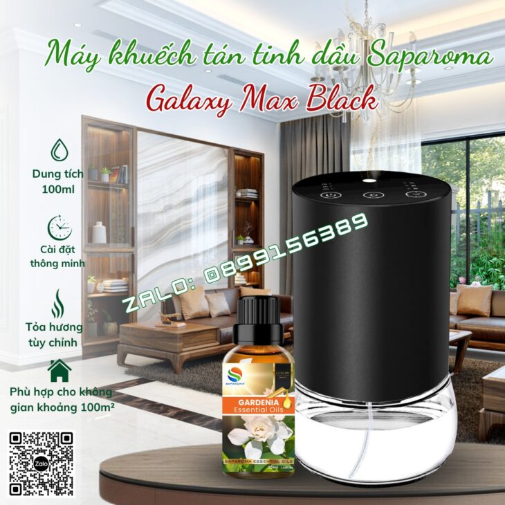 Máy phun tinh dầu trực tiếp Saparoma, làm thơm thông minh, tiết kiệm tinh dầu, sang trọng, đẳng cấp