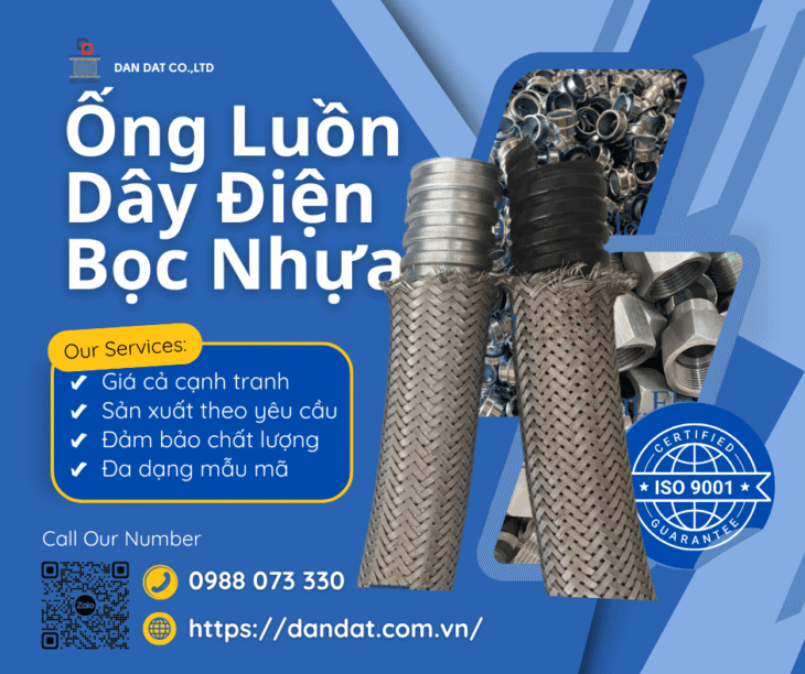ỐNG LUỒN DÂY ĐIỆN BỌC NHỰA – Ống ruột gà lõi thép bọc nhựa, Đầu nối ống luồn dây điện