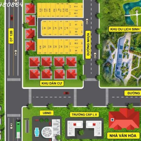 Quỹ đất giáp kcn Thanh Hà tại thị trấn Ba Hàng Đồi- Lạc Thủy- Hòa Bình