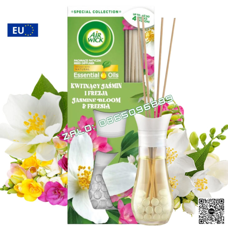 TINH DẦU KHUẾCH TÁN QUE MÂY AIR WICK 25ml, TINH DẦU THIÊN NHIÊN, THƠM PHÒNG, KHỬ MÙI, CHÍNH HÃNG