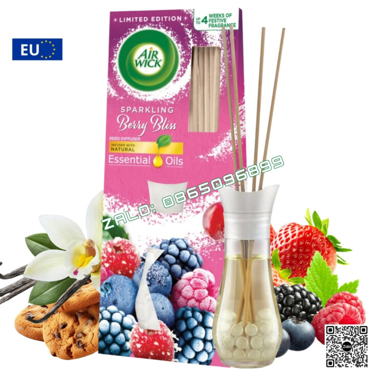 TINH DẦU KHUẾCH TÁN QUE MÂY AIR WICK 25ml, TINH DẦU THIÊN NHIÊN, THƠM PHÒNG, KHỬ MÙI, CHÍNH HÃNG