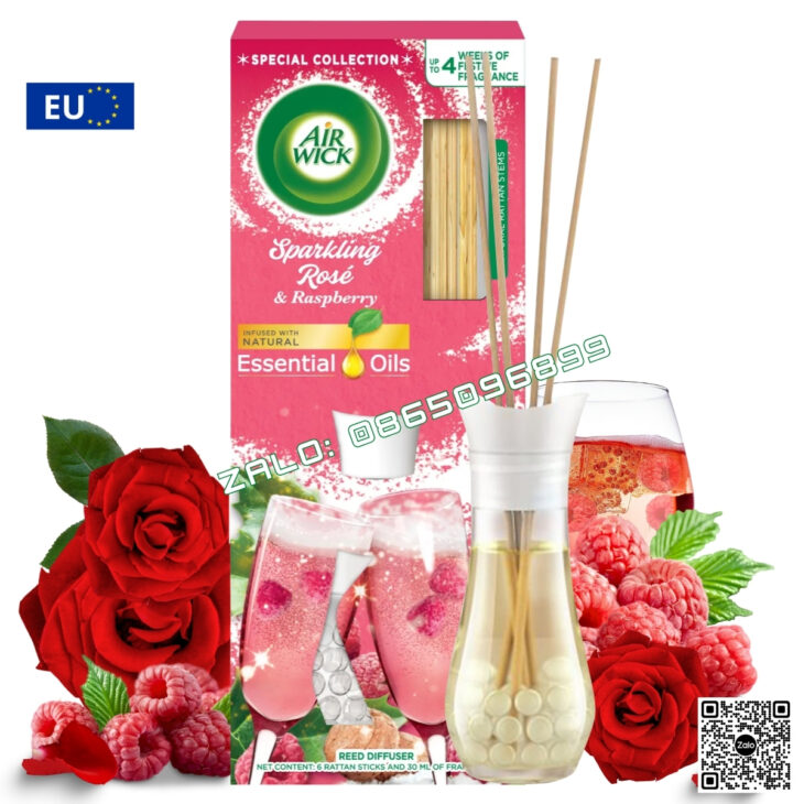 TINH DẦU KHUẾCH TÁN QUE MÂY AIR WICK 25ml, TINH DẦU THIÊN NHIÊN, THƠM PHÒNG, KHỬ MÙI, CHÍNH HÃNG