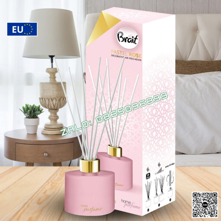 TINH DẦU KHUẾCH TÁN QUE MÂY BRAIT 100ml, TINH DẦU THIÊN NHIÊN, THƠM PHÒNG, KHỬ MÙI, CHÍNH HÃNG