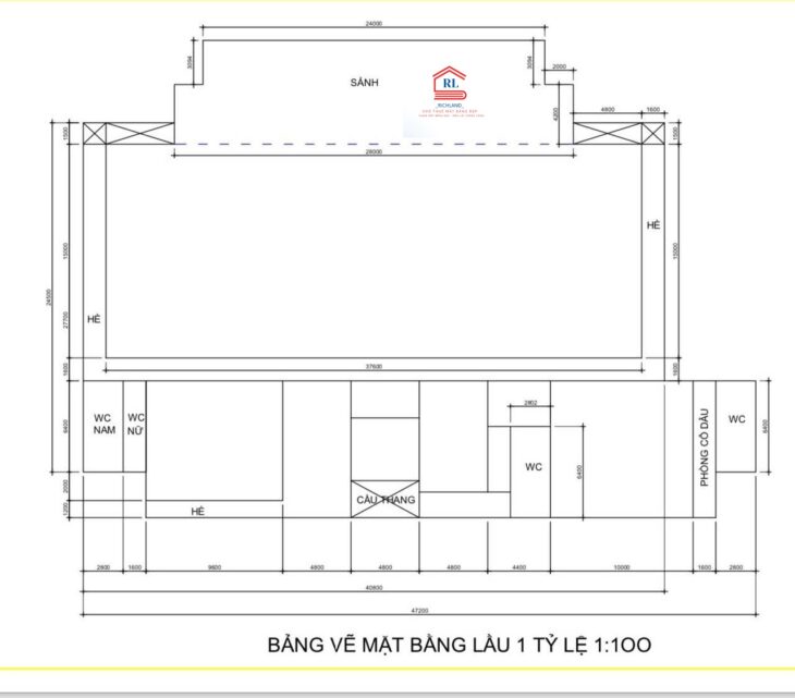 Cho Thuê 1300m2 Lầu 1: 18D Cộng Hoà, Phường 4, Tân Bình