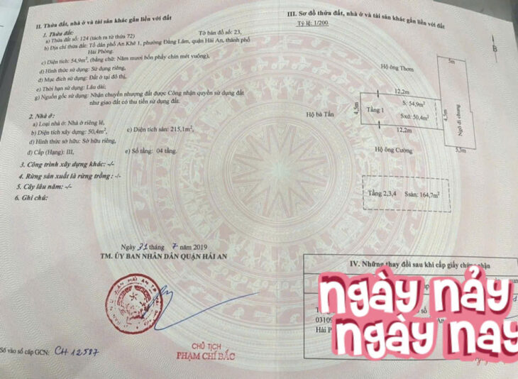 Nhà Văn Cao vị trí cực nông, 55m 4 tầng, full đồ, đường 6m, Giá 5.7 tỉ