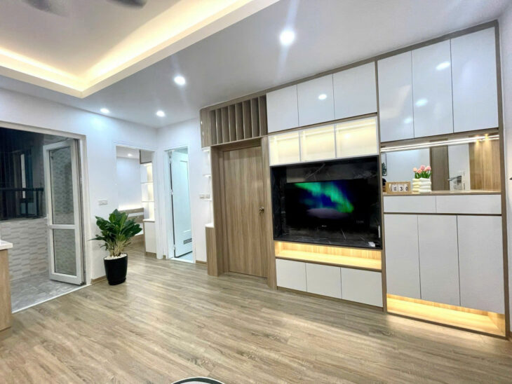 Bán rẻ căn hộ HH Linh Đàm, Hoàng Mai 48m2, 2 ngủ, FULL nội thất, tầng trung