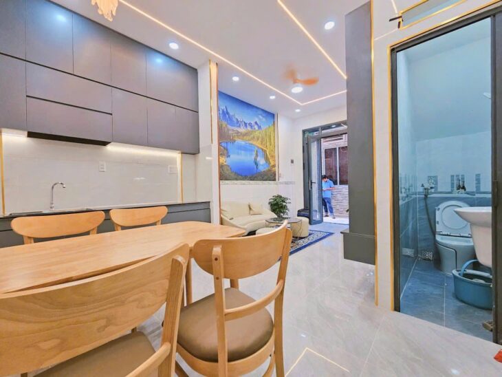 Nhà Quang Trung – Gò Vấp, Công nhận 25m2, full nội thất, 2 tầng, 2PN, nhỉnh 3 tỷ