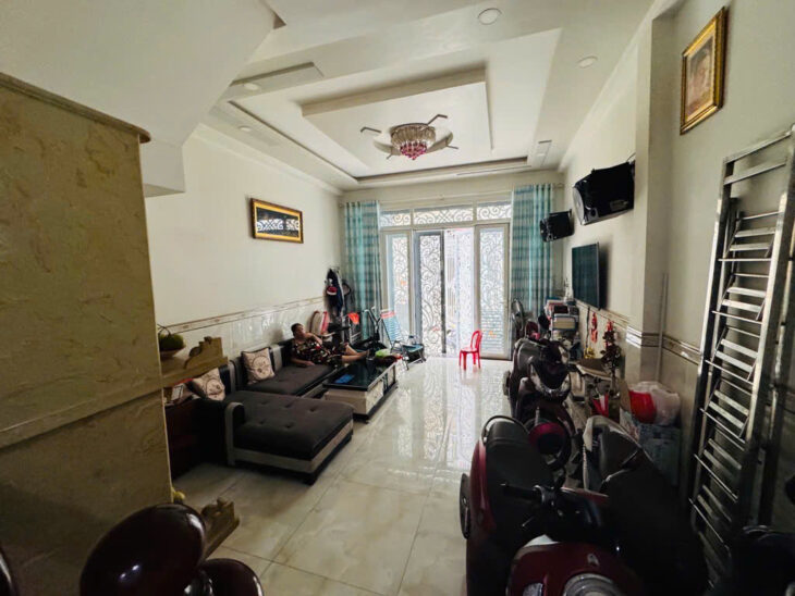 Nhà 4 tầng (4,5×12) khu cao tầng đồng bộ – hẻm 5m An Dương Vương P16 Quận 8, nhỉnh 5 tỷ
