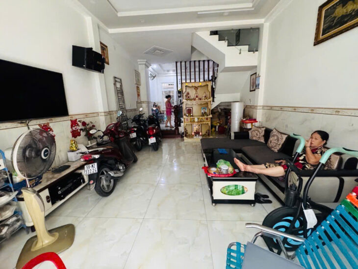 Nhà 4 tầng (4,5×12) khu cao tầng đồng bộ – hẻm 5m An Dương Vương P16 Quận 8, nhỉnh 5 tỷ