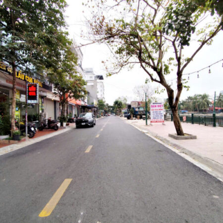 Bán đất mặt đường Vũ Trọng Khánh – 64m – view Hồ, Giá 8 tỉ, gần Lạch Tray