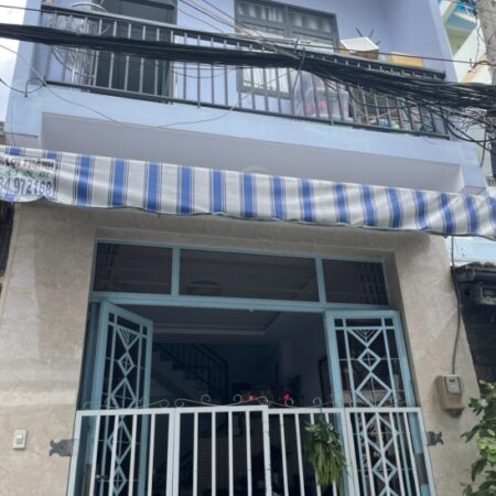 BÁN NHÀ QUẬN 6 – CƯ XÁ PHÚ LÂM A – 2 TẦNG – 38M2 (3.5X11) – HẺM XE HƠI – NHỈNH 4 TỈ