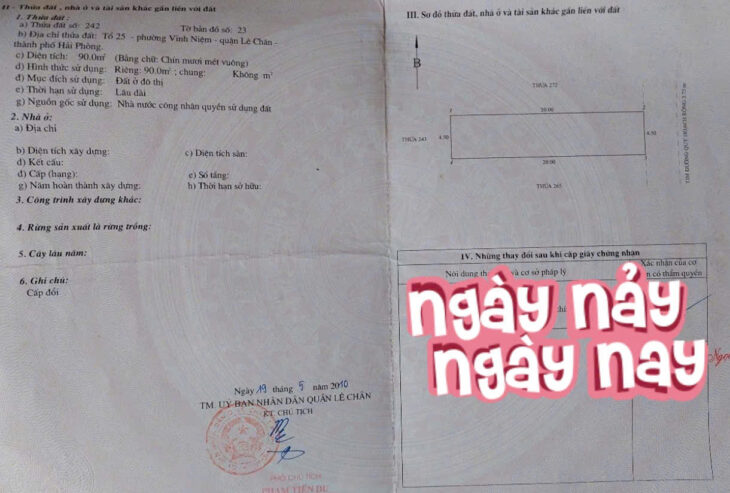Bán đất phân lo ngõ 15 Khúc Thừa Dụ, 90m, ngang 4.5, đường 8m, Giá 4.77 tỉ