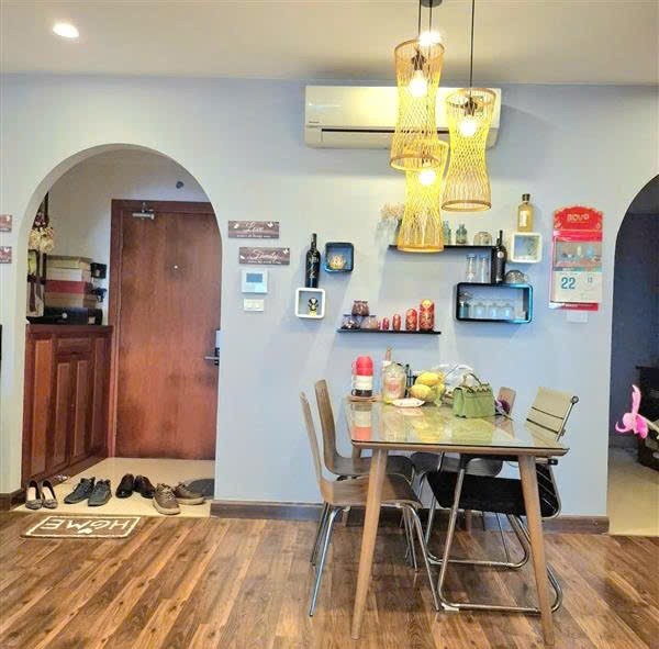 Saphiare- Gold Mark City 99m2-3PN-2WC, tầng trung, Lô gia Đông Nam, Nội thất đẹp