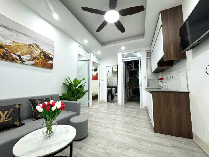 Bán căn hộ 57m², 2PN, Tây Sơn, Đống Đa, 1.85 tỷ, Thang Máy, PCCC