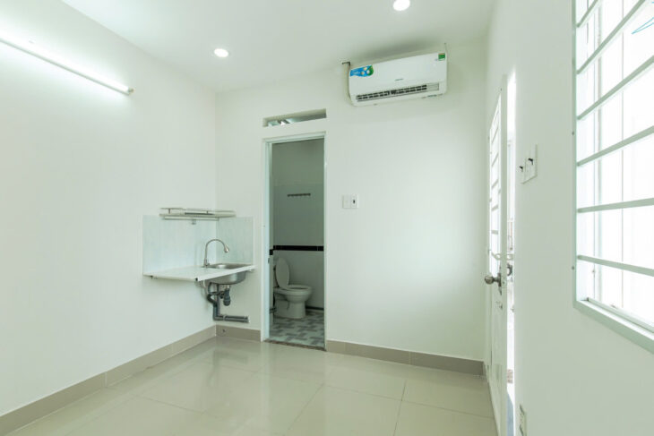 Cho thuê phòng trọ 15m2 gần cầu Tân Thuận 2 – Quận 7