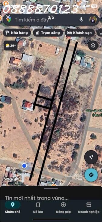 Bán đất nền giá cực chất 365 triệu, 222m2 tại xã Phước Hữu, Ninh Phước, Ninh Thuận