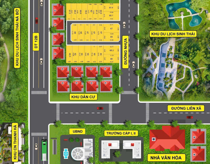 Đất thị trấn Ba Hàng Đồi huyện Lạc Thủy