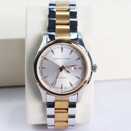 ĐH Nữ : Hamilton Jazzmaster Viewmatic – Demi Vàng Hồng, Tự Đông, Size 34mm…