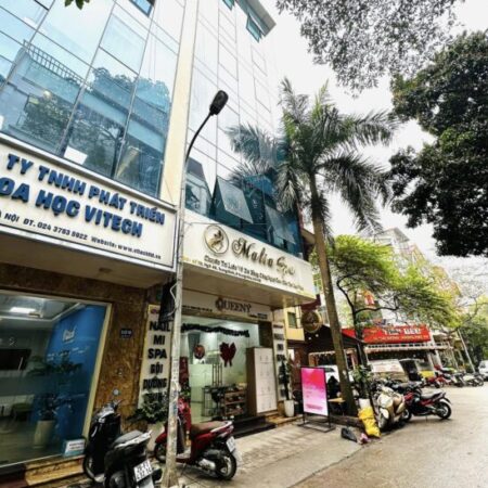 ???? TÒA VĂN PHÒNG VIP TRUNG KÍNH, TRUNG HÒA 98M2 7T THANG MÁY MT 6M, CHỈ 48.5 TỶ ????