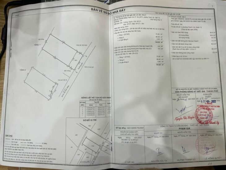 7. NHÀ SỔ HỒNG -3PN- THẠNH LỘC 47-43M2 THỔ CƯ – 2,43 tỷ