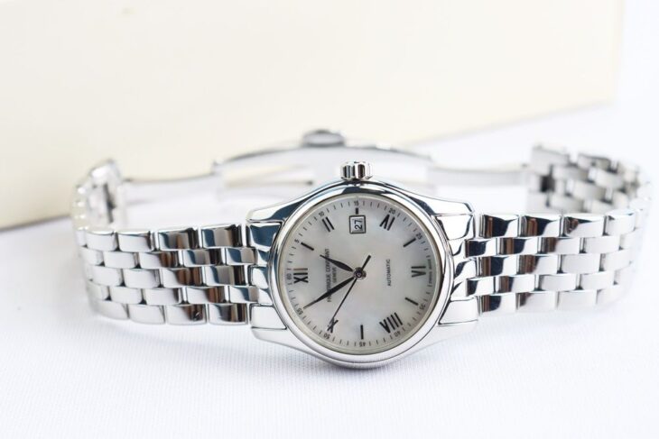 Đồng Hồ Nữ : Frederique Constant Automatic, mặt Xà Cừ, thép nguyên chiếc…