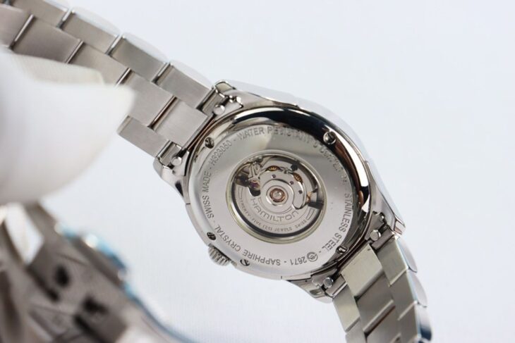 ĐH Nữ : Hamilton Jazzmaster Viewmatic – Demi Vàng Hồng, Tự Đông, Size 34mm…