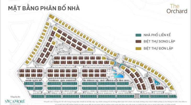 Bán biệt thự Đơn lập The Orchard – Sycamore thành phố mới Bình Dương