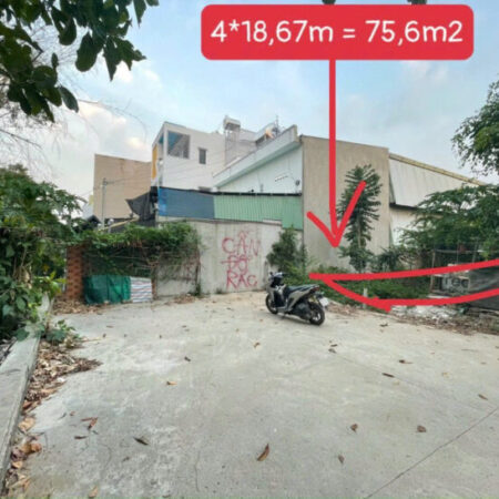 2,780 TỶ SỐC -Thạnh Xuân 51- ĐẤT SHR – 75,6M2 THỔ CƯ, ĐƯỜNG 7M