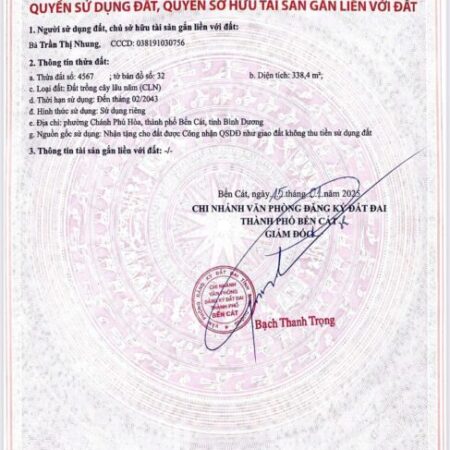 ĐẤT NỀN BÌNH DƯƠNG SỔ SẴN CÔNG CHỨNG NGAY