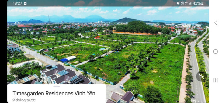 BÁN ĐẤT BIỆT THỰ NHÀ VƯỜN MẬU LÂM, VĨNH YÊN, VĨNH PHÚC