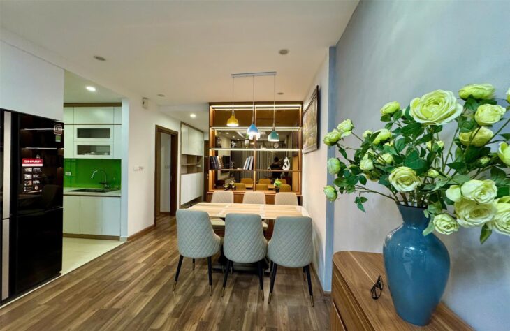 Bán 3 ngủ 2 WC tòa Ruby 4A Goldmark City, nội thất mới 100% cao cấp nhập khẩu từ EU Đức, Ý