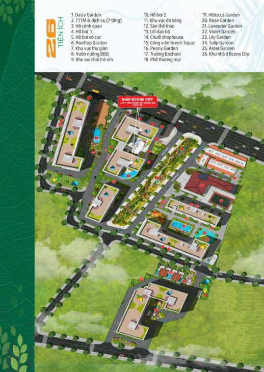 Mở bán 20 căn Shophouse Tháp Emerald- Bcons city. Booking nội bộ ngay hôm nay