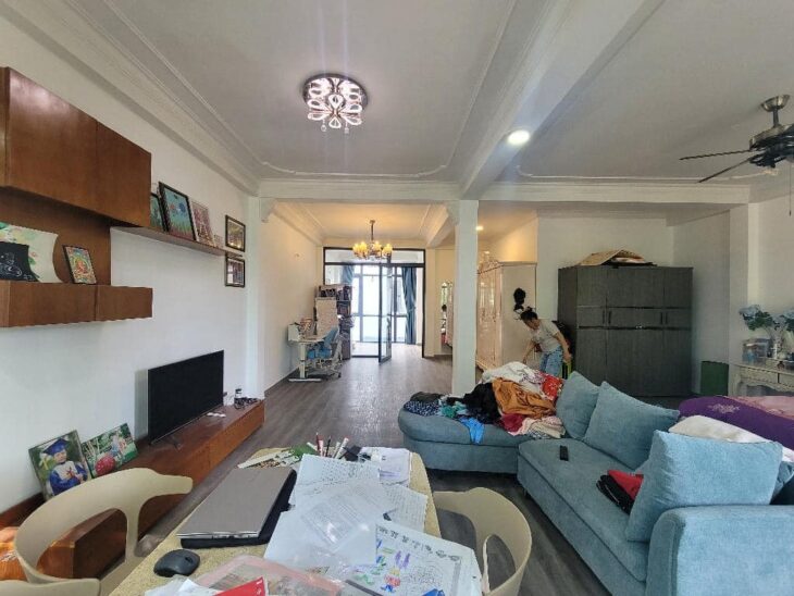 Biệt thự phố View Công Viên, Khu Dân Cư Tân Thành Lập, 4 Tầng, 112m2, Mặt Tiền Đường Số 1, Phú Mỹ