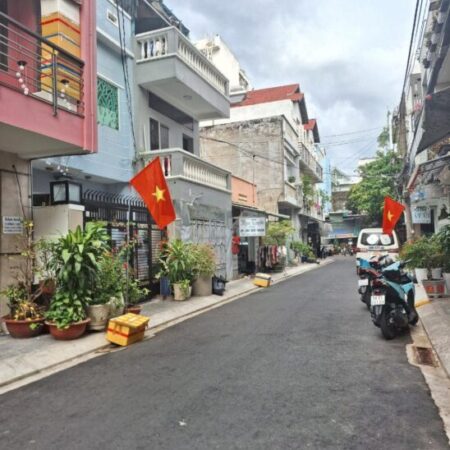 Cách chợ Tân Mỹ chỉ 20m, mặt tiền đường số Kinh Doanh, trãi nhựa 6m, 4 Tầng, 60m2, P.Tân Phú Quận