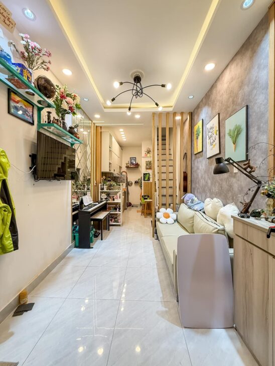 ???? ???? ???? NHÀ ĐẸP FULL NỘI THẤT – GẦN CHỢ BÀ CHIỂU – HẺM XE HƠI KIA – SÁT MẶT TIỀN- 20m VUÔNG A4- 2