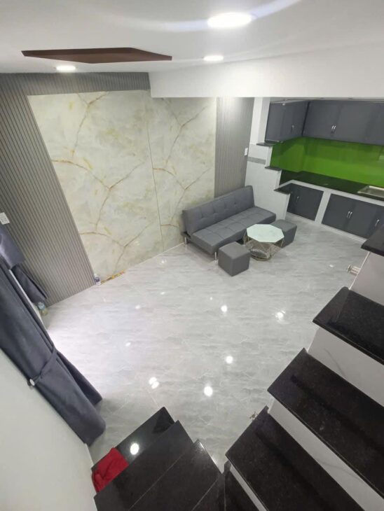 Bán nhà mới xây xịn xò – Nhà 1 trệt 1 lầu 2pn 2wc, NGAY NGÃ TƯ THUE ĐỨC