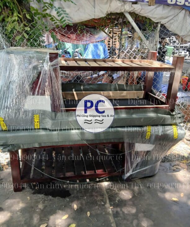 Gửi giường gội đi Mỹ